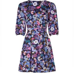 Multicolored floral beautiful dress, perfect condition, worn once.